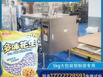 源头厂家自动颗粒 江西龙岩多味 湿烤花生大袋单工位给袋式包装机图2