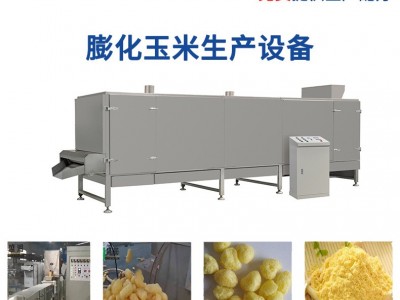 膨化玉米生产设备 双螺杆休闲食品生产线图2