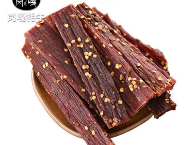 牛肉干 风干手撕牛肉厂家 景区特产网红零食风干猪肉脯500克散装图3