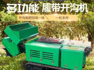 奥莱丘陵施肥回填机农田履带式施肥机 柴油动力果园犁地农耕机图2