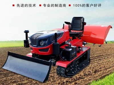 小型多功能微耕机履带式田园管理机旋耕机农用手扶链条开沟机深沟图2