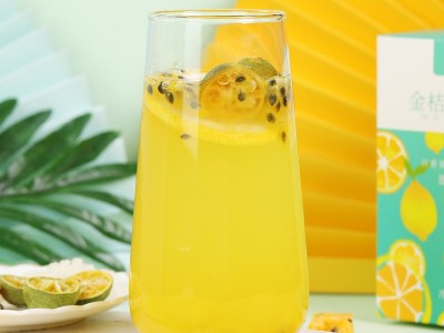 金桔百香果茶 厂家直销柠檬青桔百香果茶冷泡茶组合抖音一件 代发图2