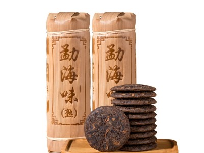 普洱茶云南勐海味熟茶小茶柱 小饼24片现货批发192g/根图4