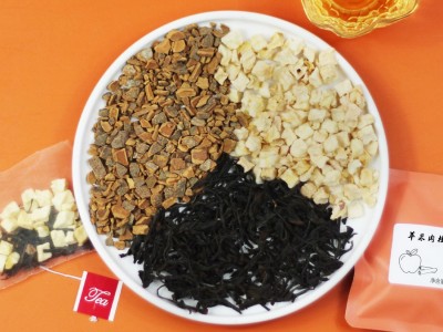苹果肉桂红茶 花果茶红茶肉桂苹果干组合茶 厂家四角茶包袋泡茶图3