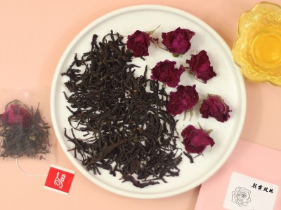 朝露玫瑰 本草配方花草茶玫瑰花冠红茶组合茶 四角茶包袋泡茶厂家图3
