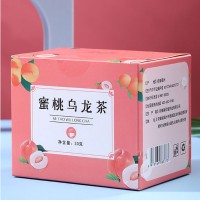 蜜桃乌龙茶白桃干果粒水果茶批发