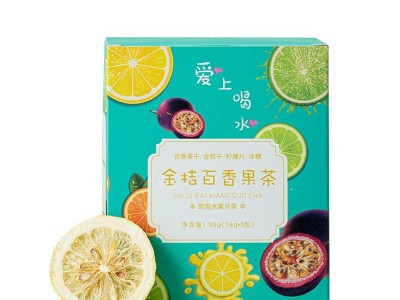 金桔百香果茶维生素C冻干柠檬片百香果干金桔干雪花现货批发图5