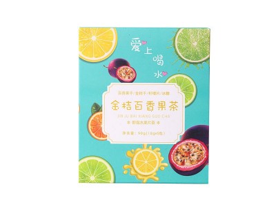 春夏好滋味鲜切金桔百香果冷泡茶维C冻干柠檬片即泡水果片茶批发图5