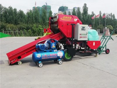 厂家直发稻草捡拾方草捆打捆机玉米秸秆方草捆自动捡拾进料打捆机图2