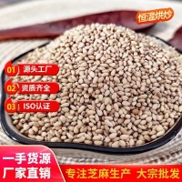 芝麻官 熟白芝麻 食品厂专用 精选国产色选芝麻50斤 厂家批发