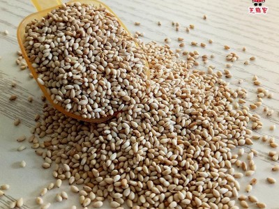 芝麻官 熟白芝麻 食品厂专用 精选国产色选芝麻50斤 厂家批发图2