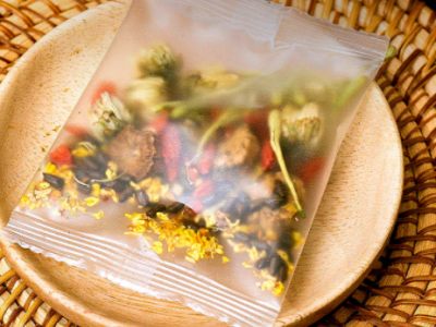 菊花决明子茶胎菊枸杞金银花牛蒡桂花茶20包/盒熬夜茶一件代发图2