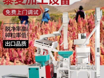 全自动藜麦脱皮机 青海三色藜麦脱皮去皂苷抛光机组金藜谷子图3