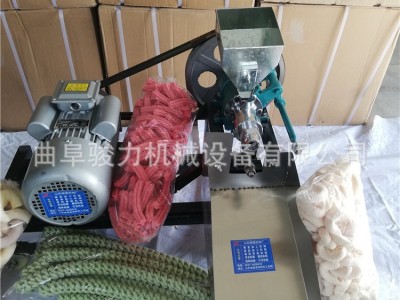 大米玉米爆米花机汽油康乐果机 骏力大型商用杂粮面粉膨化机厂家图3