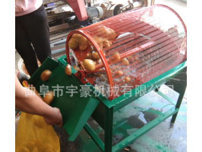 洗土豆红薯机 薯类去泥清洗设备 自动出料地瓜清洗机图2