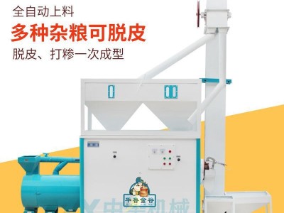 全自动玉米糁加工玉米面粉大米小米脱皮 小型玉米加工脱皮制糁机图3