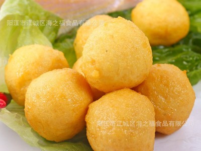 平海黄金鱼蛋 小吃咖喱鱼丸冷冻食品鱼肉丸猪肉粒冷冻食品关东煮图4