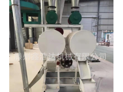 鑫浩达全新双罗面粉机 对辊式磨面机杂粮磨粉设备图2