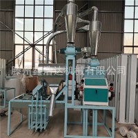 鑫浩达双罗钢磨磨面机 单台玉米小麦全自动面粉机