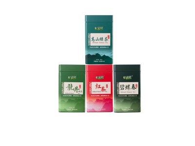 厂家批发红茶高山绿茶普洱茶碧螺春龙井铁观音信阳毛尖 罐装茶叶图5