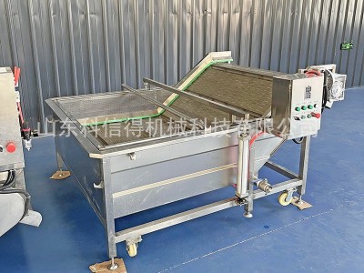番茄果蔬清洗机 中央厨房蔬菜清洗加工流水线 净菜清洗设备图2