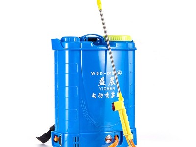 益晨电动喷雾器 麦穗款背负式农药消毒喷雾器 果园农用电动打药机图2