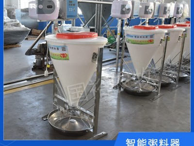 国裕猪用智能粥料器提前出栏自动喂食器保育育肥液态干湿料槽图2