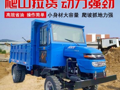 四不像自卸农用车四驱柴油工程运输车四轮翻斗拖拉机载重王爬山虎图2