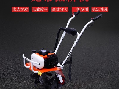 龙帮四冲程汽油微耕机农业旋地松土机耕田机开沟除草机厂家直供图2