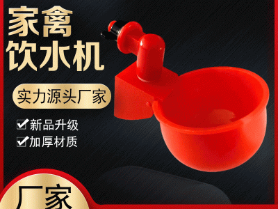 新款升级鸡用自动饮水器鸭用自动饮水器鹌鹑养殖厂用饮水碗图2