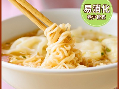 金大惠营养速食非油炸淮山莲子面条捞面拌面方便面整箱广东厂家发图3
