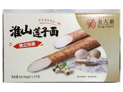 金大惠营养速食非油炸淮山莲子面条捞面拌面方便面整箱广东厂家发图5
