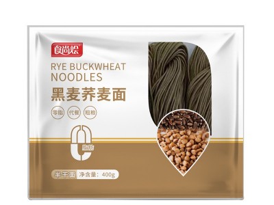 食尚烩批发黑麦荞麦面拉面挂面不含白面主食代餐高纤维杂粮面面条图5
