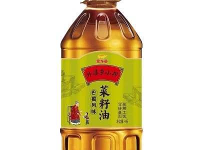 金龙鱼外婆乡巴蜀风味小榨菜籽油4L家用非转基因压榨级菜子油图5