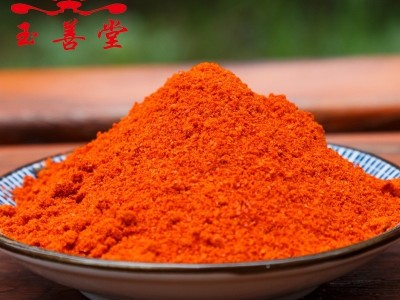 玉善堂自碎辣椒粉纯辣椒粉不掺不混好做菜调料放心调味烧菜香辣图3
