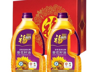 中粮福临门油营养搭配礼盒3.6L食用油中秋节礼品团购包邮图1