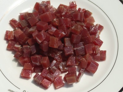 厂家直销金华火腿切丁月饼糕点烘培馅料酱料原料火腿切丝图4