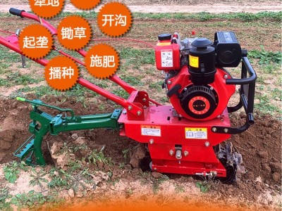 柴油链轨微耕机家用汽油大马力耕地机开沟机翻土犁地机农用图3