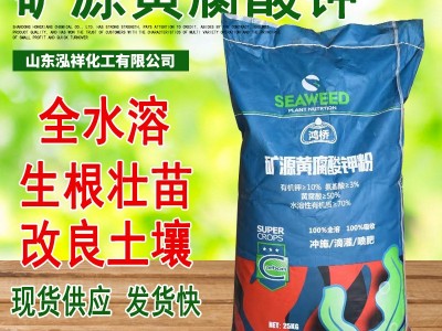 全水溶矿源黄腐酸钾粉 农用生根壮苗促生长冲施化肥矿源黄腐酸钾图1