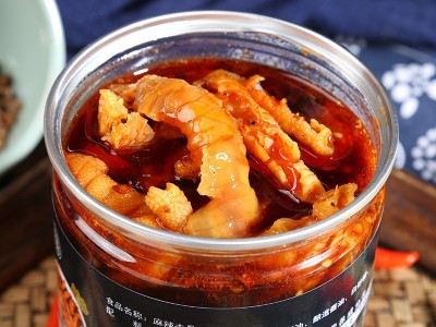 麻辣无骨鸡爪去骨罐装凤爪 零食凤爪 15瓶装图4