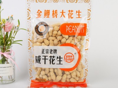 金鲤桥420g蒜香花生盐咸五香带壳花生超市年货酒吧休闲零食批发图4