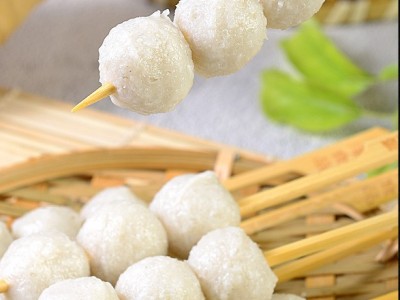 弹牙鱼蛋350g10串火锅豆捞关东煮麻辣烫串串香冒涮锅鱼蛋串鱼丸串图5