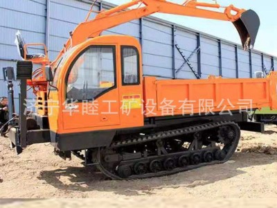 四不像随车挖机 挖土挖沙运输用车 四不像多功能随车挖图2