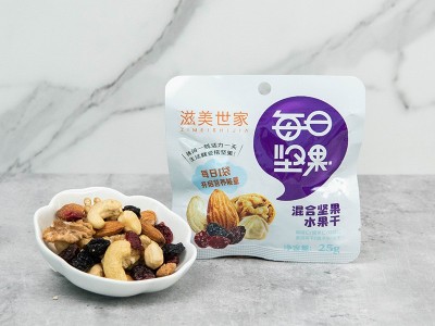 每日坚果袋装混合扁桃仁腰果核桃仁蔓越莓干大礼包175g定制加工图3