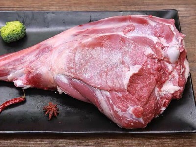 新鲜去皮去骨5斤现杀羊后腿肉微调理羊肉批发生羊肉火锅烧烤食材图4