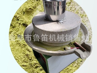 低温研磨电动面粉石磨 三相电芝麻酱石磨机 文轩 豆浆石磨机图2