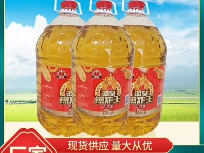 厂家供应现货海皇煎炸王大豆油10L 食用油 超市家用大豆油图2