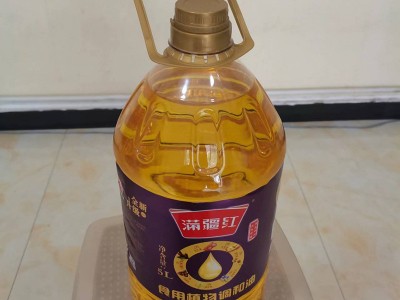 厂家供应现货满疆红食用花生调和油（花生27%葵油20%）5L图3