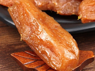 倒蒸红薯干无糖精紫薯干低脂代餐健身零食出口地瓜干欧乐食品干芋图3