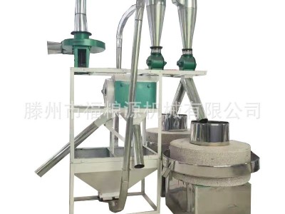 商用石磨面粉机 全自动粮食加工设备石磨磨面机图2